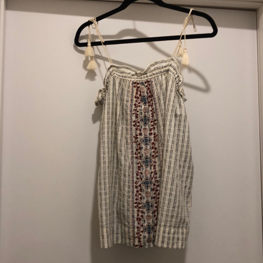 Tie tank top